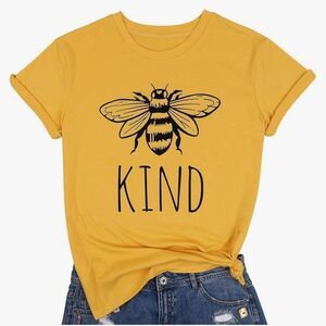 Yellow Bee Kind  T-Shirt